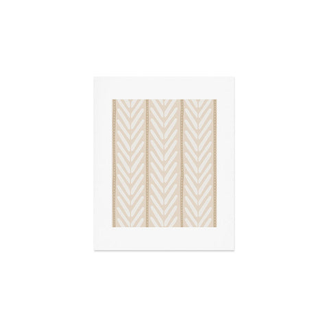 Avenie Bohemian Chevron Art Print