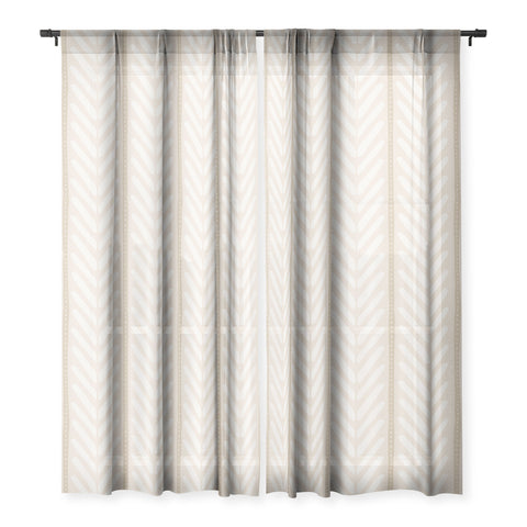 Avenie Bohemian Chevron Sheer Non Repeat