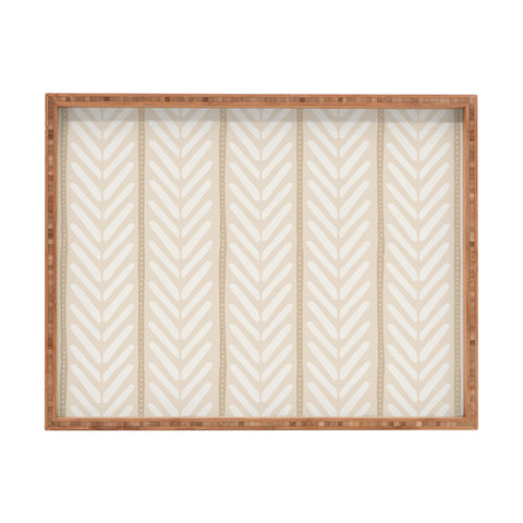 Avenie Bohemian Chevron Rectangular Tray
