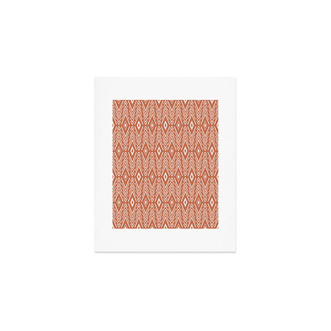 Avenie Bohemian Diamonds Clay Art Print