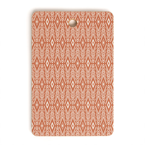 Avenie Bohemian Diamonds Clay Cutting Board Rectangle