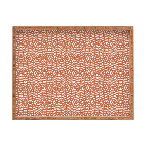 Avenie Bohemian Diamonds Clay Rectangular Tray