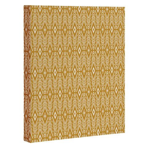 Avenie Bohemian Diamonds Honey Art Canvas