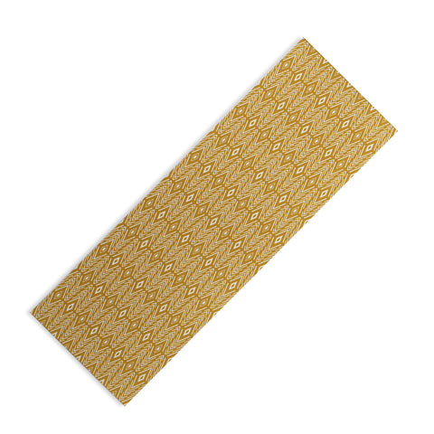Avenie Bohemian Diamonds Honey Yoga Mat