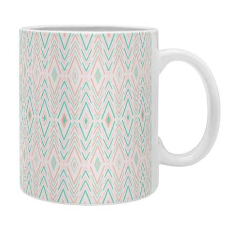 Avenie Bohemian Diamonds Mint Coffee Mug