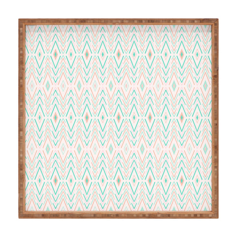 Avenie Bohemian Diamonds Mint Square Tray