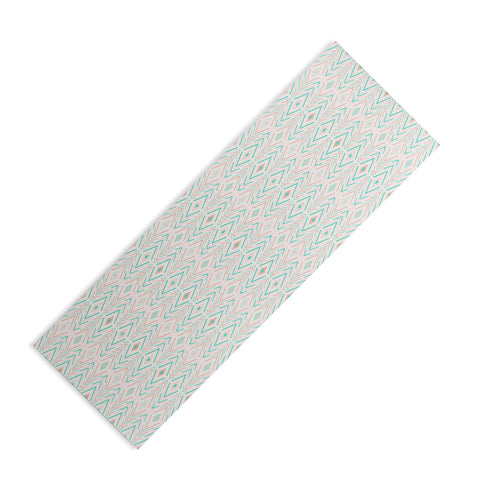Avenie Bohemian Diamonds Mint Yoga Mat