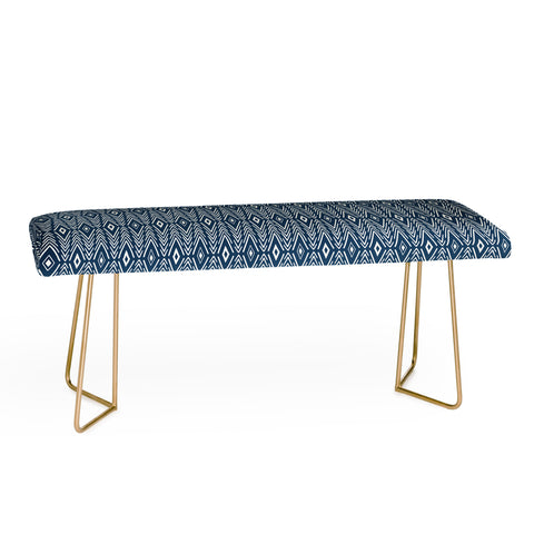Avenie Bohemian Diamonds Navy Bench