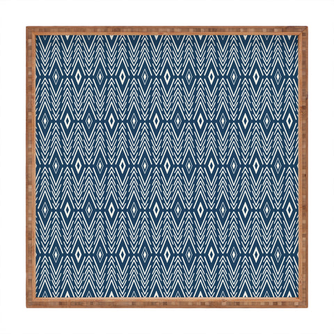 Avenie Bohemian Diamonds Navy Square Tray