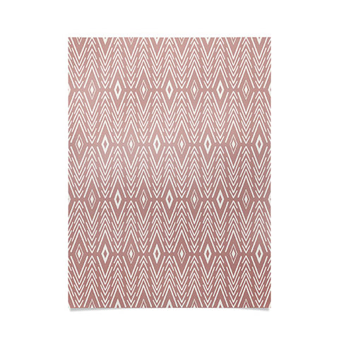 Avenie Bohemian Diamonds Peach Poster