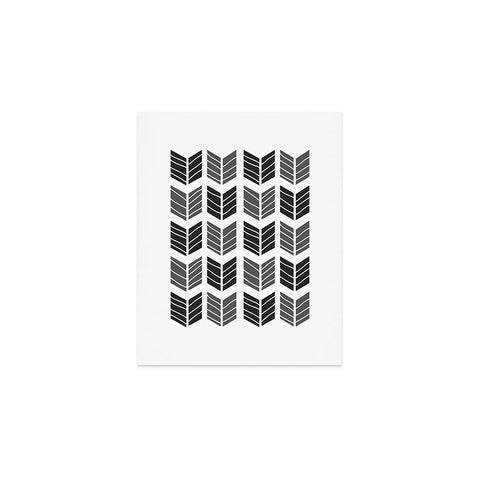 Avenie Boho Arrows Black Art Print