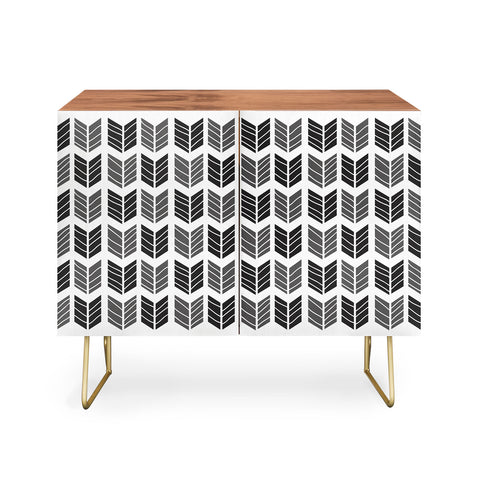 Avenie Boho Arrows Black Credenza