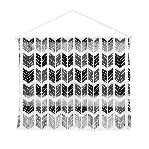 Avenie Boho Arrows Black Wall Hanging Landscape