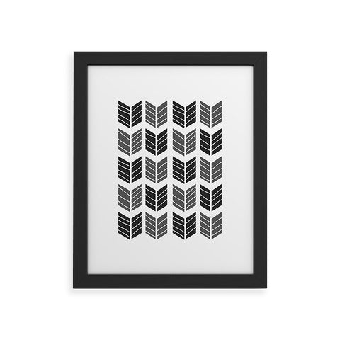 Avenie Boho Arrows Black Framed Art Print