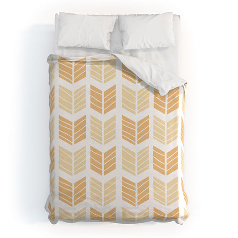 Avenie Boho Arrows Honey Duvet Cover