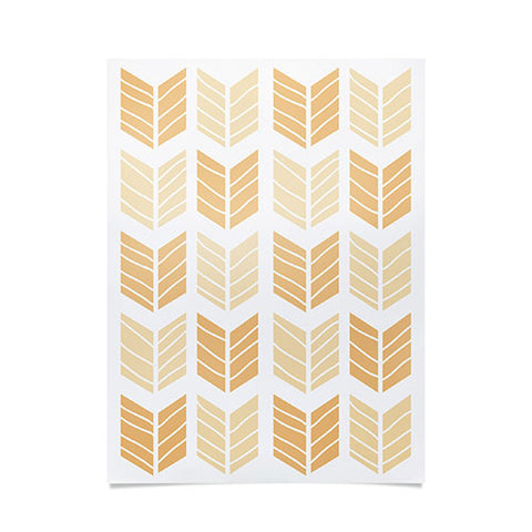 Avenie Boho Arrows Honey Poster