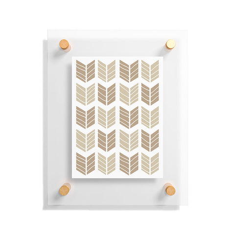 Avenie Boho Arrows Neutral Floating Acrylic Print