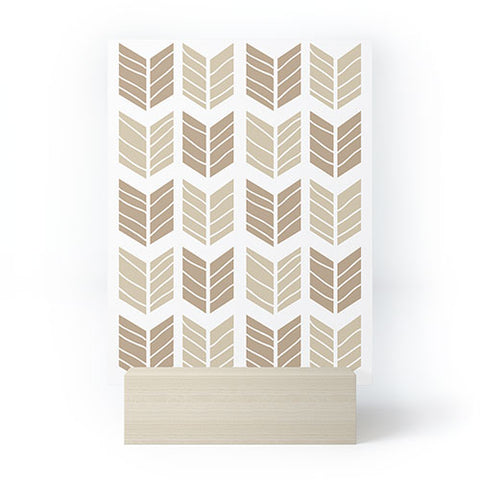 Avenie Boho Arrows Neutral Mini Art Print