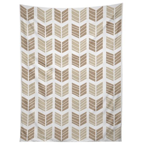 Avenie Boho Arrows Neutral Tapestry