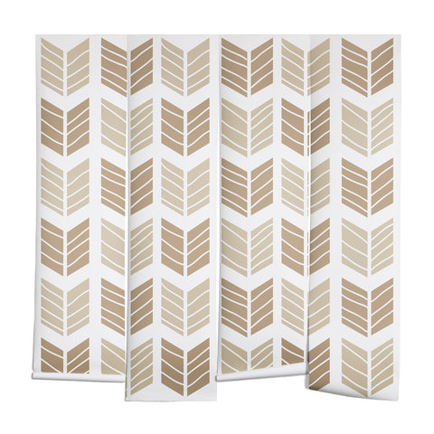 Avenie Boho Arrows Neutral Wall Mural