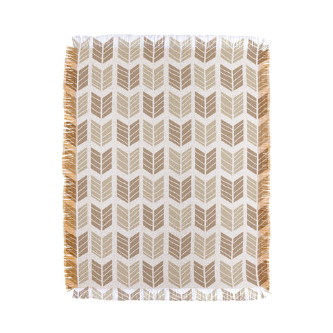 Avenie Boho Arrows Neutral Throw Blanket
