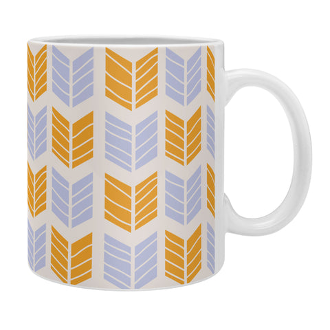 Avenie Boho Arrows Orange and Blue Coffee Mug