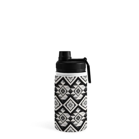 Avenie Boho Gem Black Water Bottle