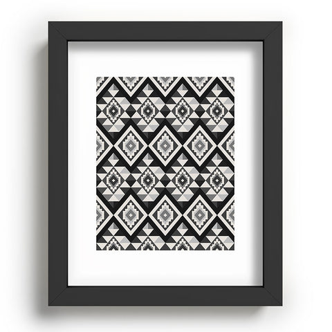 Avenie Boho Gem Black Recessed Framing Rectangle