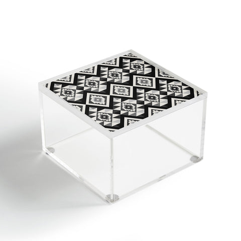 Avenie Boho Gem Black Acrylic Box