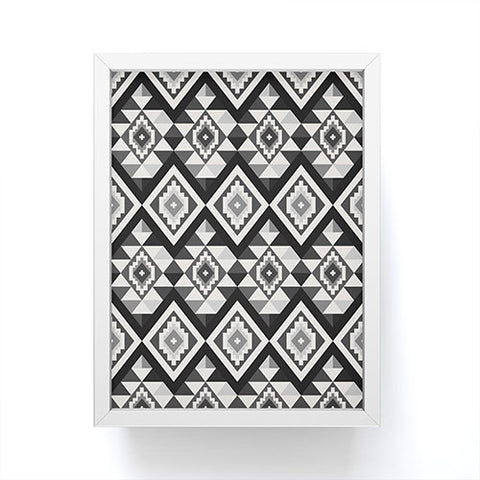 Avenie Boho Gem Black Framed Mini Art Print