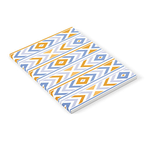 Avenie Boho Horizon Blue and Orange Notebook
