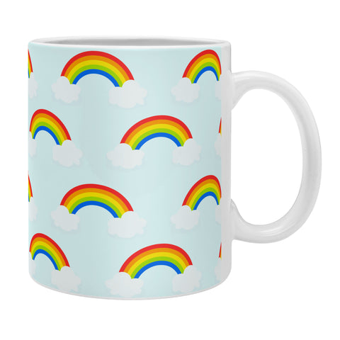 Avenie Bright Rainbow Pattern Coffee Mug