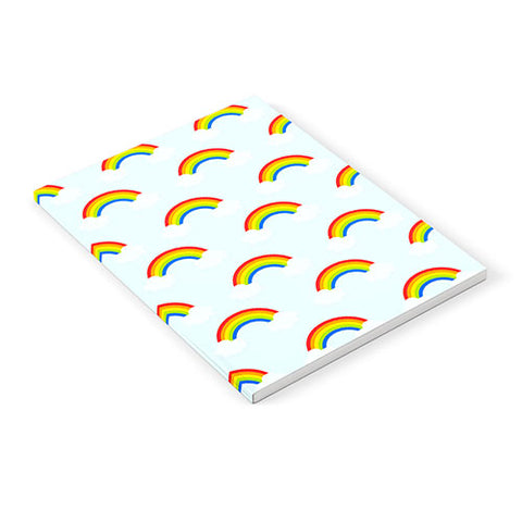 Avenie Bright Rainbow Pattern Notebook
