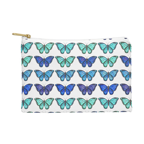 Avenie Butterfly Collection Blue Pouch