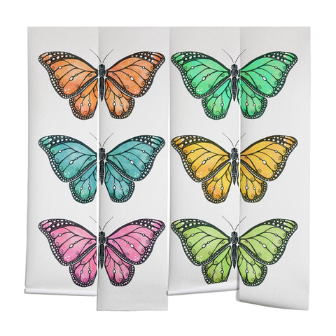 Avenie Butterfly Collection Colorful Wall Mural