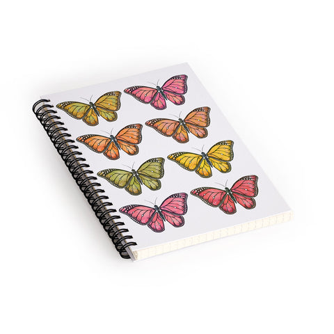 Avenie Butterfly Collection Fall Hues Spiral Notebook