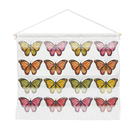 Avenie Butterfly Collection Fall Hues Wall Hanging Landscape