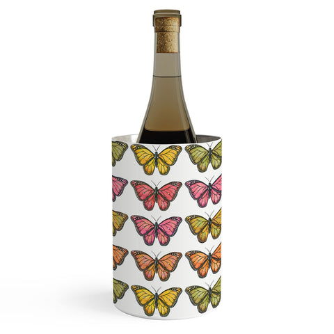 Avenie Butterfly Collection Fall Hues Wine Chiller