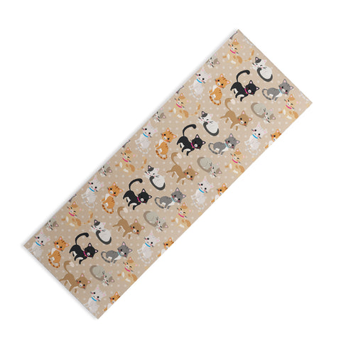 Avenie Cat Pattern Yoga Mat