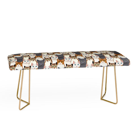 Avenie Cat Portraits Bench
