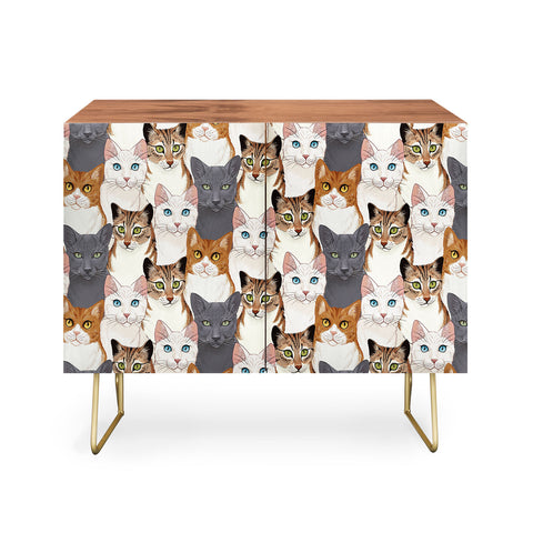 Avenie Cat Portraits Credenza
