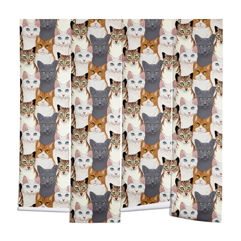 Avenie Cat Portraits Wall Mural