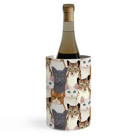 Avenie Cat Portraits Wine Chiller