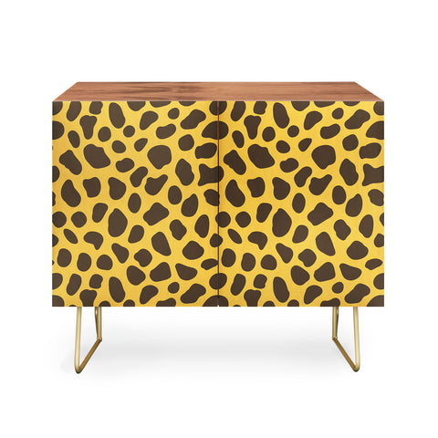 Avenie Cheetah Animal Print Credenza