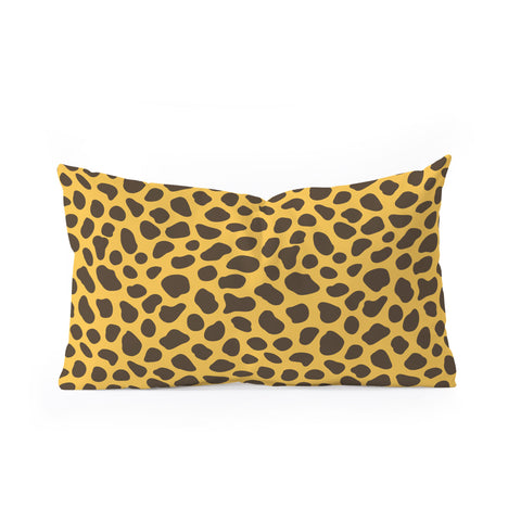 Avenie Cheetah Animal Print Oblong Throw Pillow