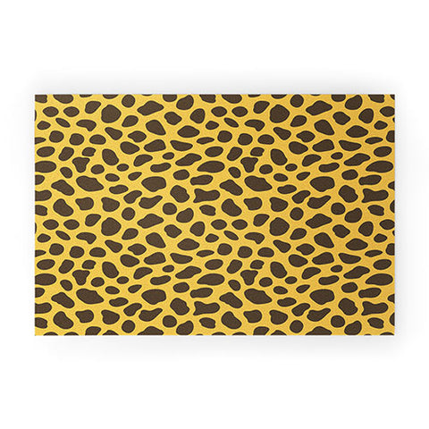 Avenie Cheetah Animal Print Welcome Mat