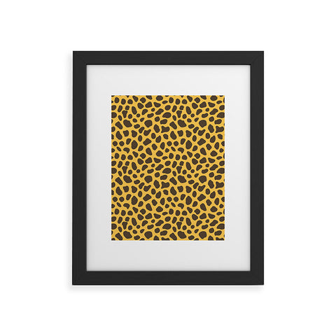 Avenie Cheetah Animal Print Framed Art Print