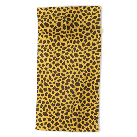 Avenie Cheetah Animal Print Beach Towel