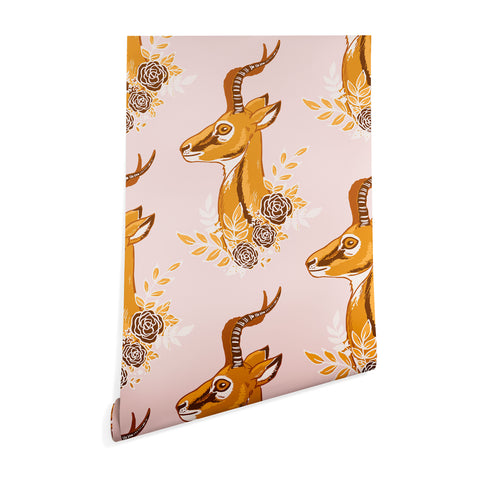 Avenie Cheetah Collection Gazelle Wallpaper