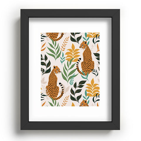 Avenie Cheetah Spring Collection I Recessed Framing Rectangle